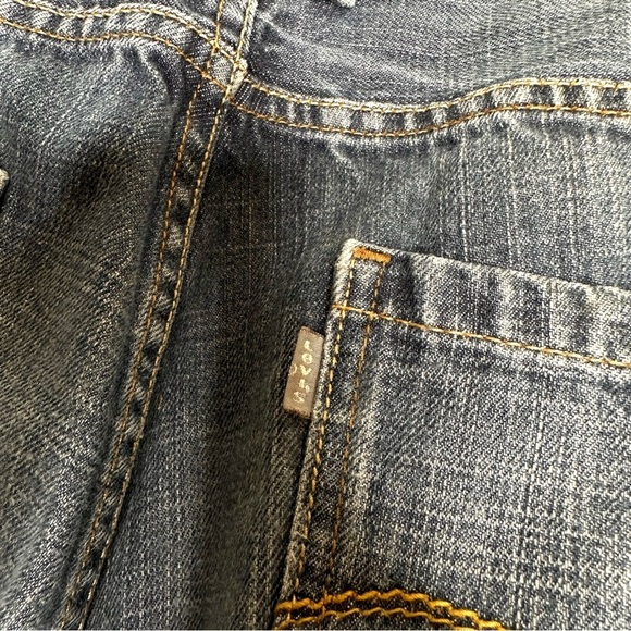 Levis SilverTab Vintage Y2K Baggy Stone Wash  Denim Hiphop Jnco Jeans 38x30 - Picture 12 of 12
